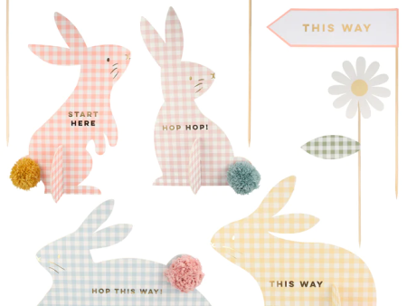 Easter Egg Hunt Kit - Gingham Bunnies Fashion