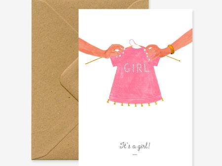 Greeting Card - It s A Girl Online now