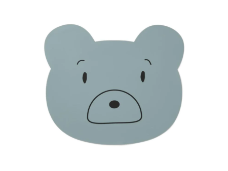 Placemat - Bear - Blue Fog Discount