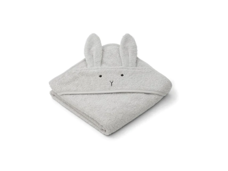 Hooded Towel - Organic Cotton - Rabbit - Dumbo Grey Online Hot Sale