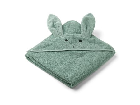 Hooded Towel - Organic Cotton - Rabbit - Peppermint Online Sale