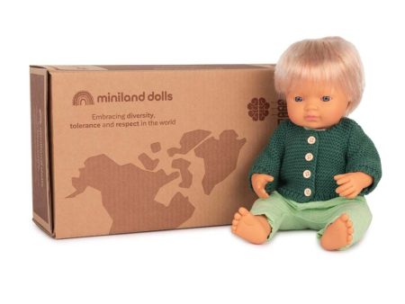 Baby Doll - Caucasian Boy W Clothes - 38cm - BPA Free For Cheap