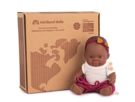 Baby Doll - African Girl W Clothes - 21cm - BPA Free Online