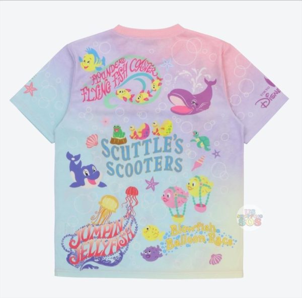 TDR - Mermaid Lagoon Theater King Triton s Daughters T Shirt For Adults Online now