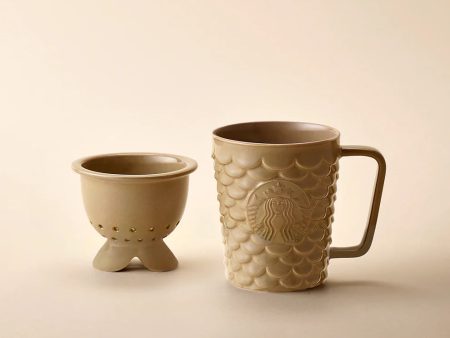 Starbucks Hong Kong - Guardian of the Sacred Island Collection x SCALE OMBRE (W  TEA FILTER MUG) 16OZ Fashion