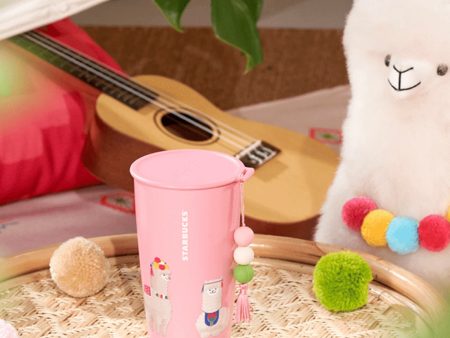 Starbucks China - 🦙 Alpaca Paradise 2024 - 14S. Bubblegum Pink Stainless Steel ToGo Cup 355ml Online Hot Sale