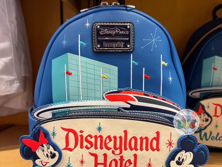 DLR - Disneyland Hotel - Loungefly Mickey & Minnie Happiest Stay on Earth Backpack Supply