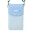 Japan Sanrio - Cinnamoroll Houndstooth and Flowers Multi Pochette Supply