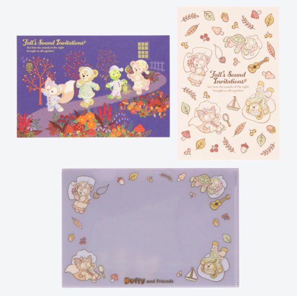 TDR - Duffy & Friends  Fall s Sound Invitation  Collection x Post Cards & Clear Folders Set (Release Date: Aug 28, 2024) Cheap