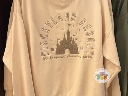 DLR - “Disneyland Resort The Happiest Place on Earth 1955” Vanilla Embodied Pullover (Adult) Sale