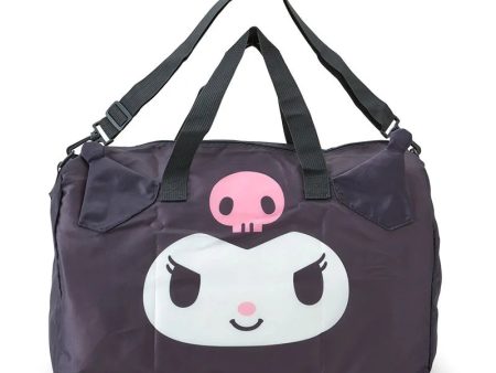 Japan Sanrio - Kuromi Face-Shaped Boston Bag Sale