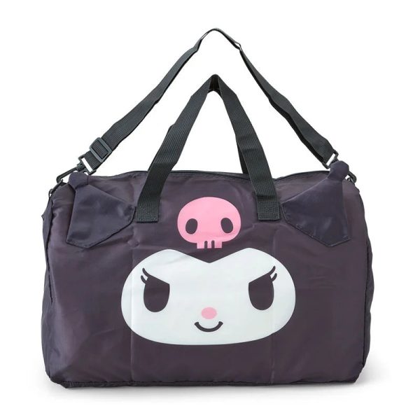 Japan Sanrio - Kuromi Face-Shaped Boston Bag Sale