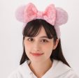 TDR - Fluffy Fluffy Warm Goods x Minnie Mouse Sequin Bow Ear Headband (Color: Pink) (Release Date: Oct 26) For Sale