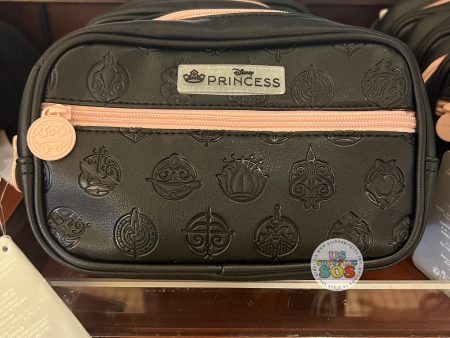 DLR WDW - Disney Princess - Black Simulated Leather Fanny Pack Belt Bag Supply