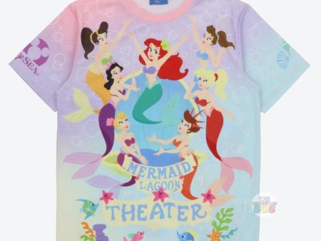 TDR - Mermaid Lagoon Theater King Triton s Daughters T Shirt For Adults Online now