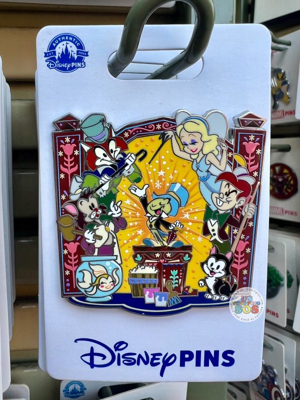 DLR WDW - Pinocchio Supporting Cast Pin Discount