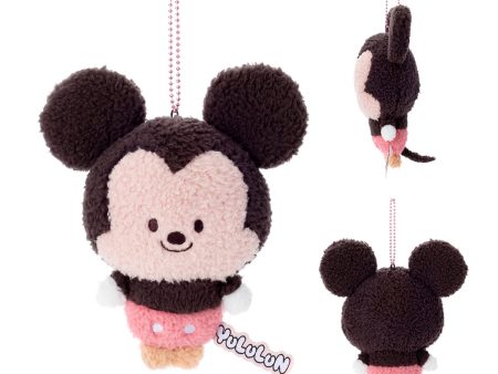 Japan Exclusive - Mickey Mouse  YULULUN Fluffy!  Plush Keychain (Release Date: Aug 25, 2024) Hot on Sale