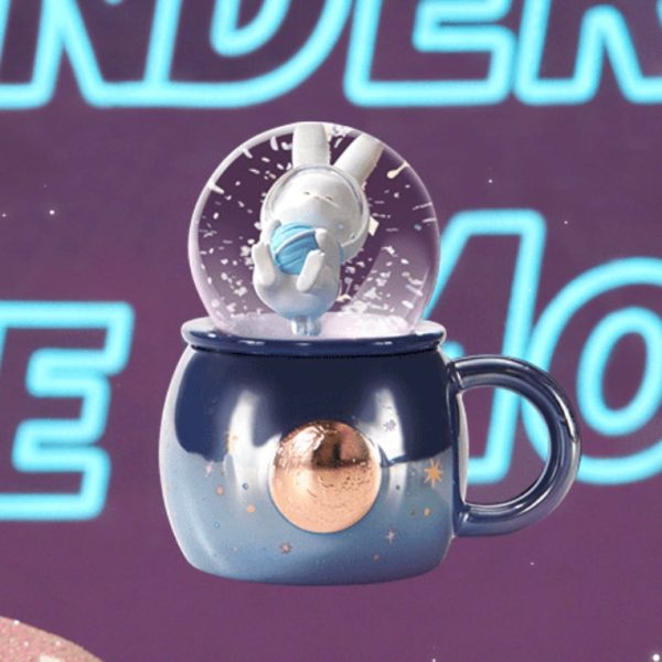 Starbucks China - Reunion Under the Moon 2024 - 3S. Bunny Snow Globe Ceramic Mug 140ml Hot on Sale