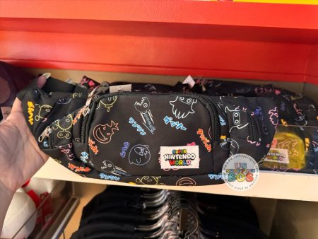 Universal Studios - Super Nintendo World - All-Over-Print Neon Katakana Fanny Pack For Cheap