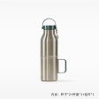 Starbucks China - Reunion Under the Moon 2024 - 10S. Saturn Key Charm Silver Stainless Steel Bottle with Camping Cup on Sale