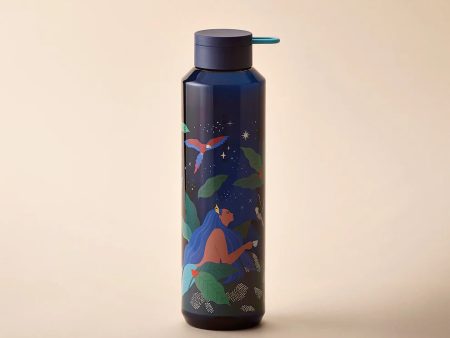 Starbucks Hong Kong - Guardian of the Sacred Island Collection x SIREN N WOOLAND GUARDIAN NIGHT WATER BOTTLE 24OZ Hot on Sale