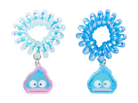 Japan Sanrio - Hangyodon Set of 2 Coil Ponytail Holders on Sale