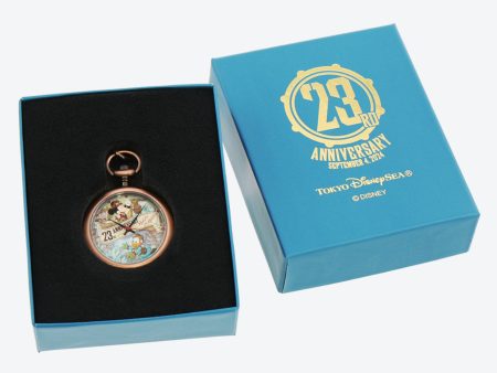 TDR - 23rd Anniversary of Tokyo Disney Sea Collection x Mickey Mouse & Donald Duck Pocket Watch & Box Set (Release Date: Sept 4, 2024) Online now