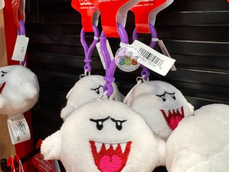 Universal Studios - Super Nintendo World - Boo Plush Keychain Online Hot Sale