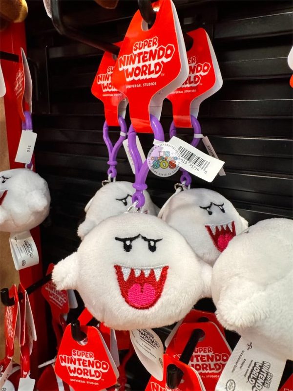 Universal Studios - Super Nintendo World - Boo Plush Keychain Online Hot Sale