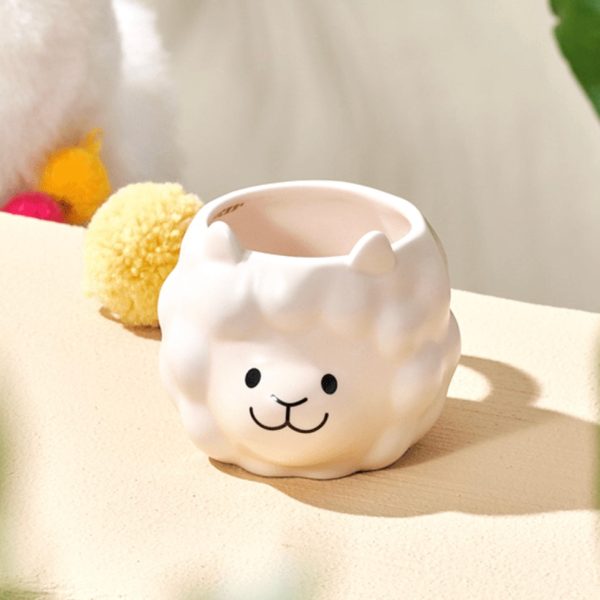 Starbucks China - 🦙 Alpaca Paradise 2024 - 27O. 3D Alpaca Face Icon Ceramic Mug 335ml Supply