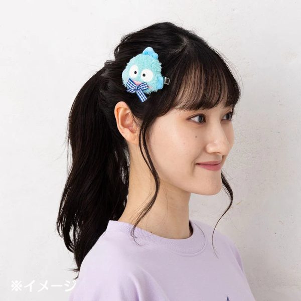 Japan Sanrio - Hello Kitty Fluffy Face-Shaped Hair Clip For Cheap