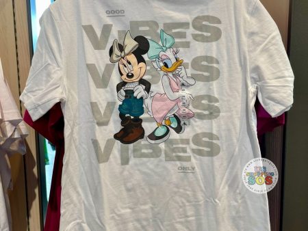 DLR WDW - Minnie & Daisy Good Vibes Only Graphic Tee Sale