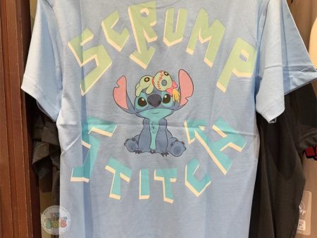 HKDL - Stitch and Scrump Shirt with Pocket for Adults For Cheap