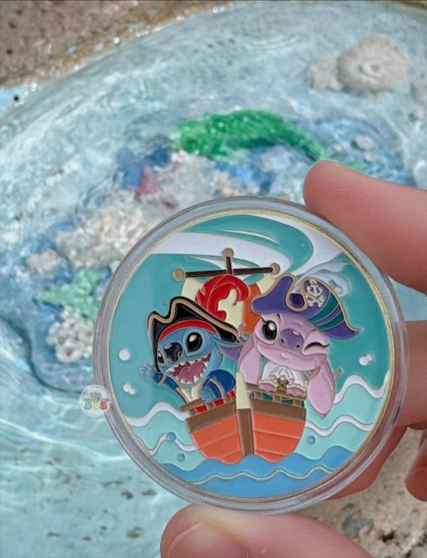 SHDL - Pirate Stitch & Angel Souvenir Coin Fashion