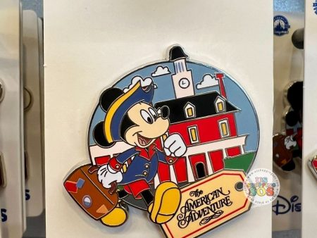 WDW - Mickey Travels Around the World - The American Adventure Pin Online Sale