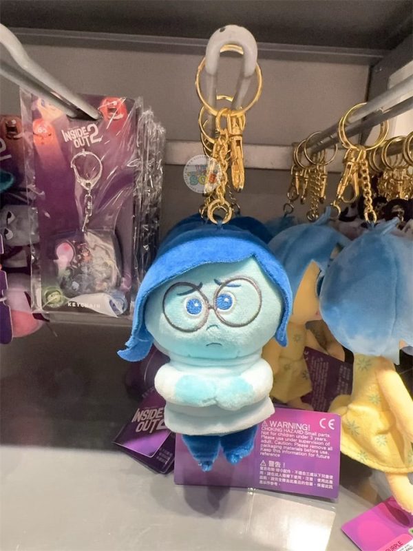 HKDL - Inside Out 2 Sadness Plush Keychain For Cheap