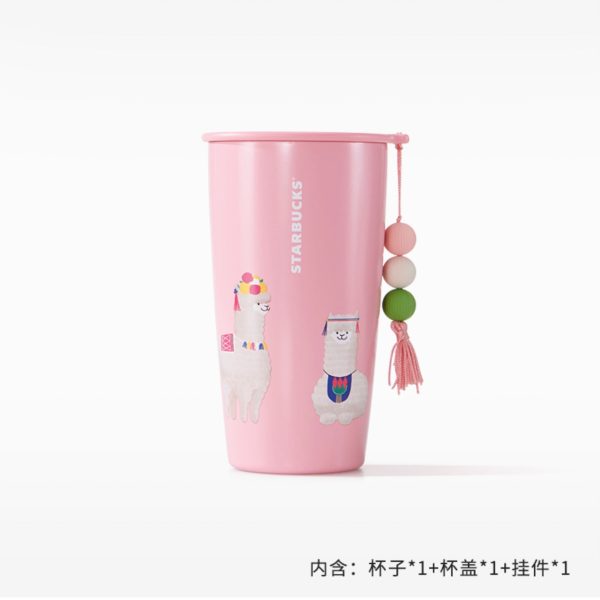 Starbucks China - 🦙 Alpaca Paradise 2024 - 14S. Bubblegum Pink Stainless Steel ToGo Cup 355ml Online Hot Sale