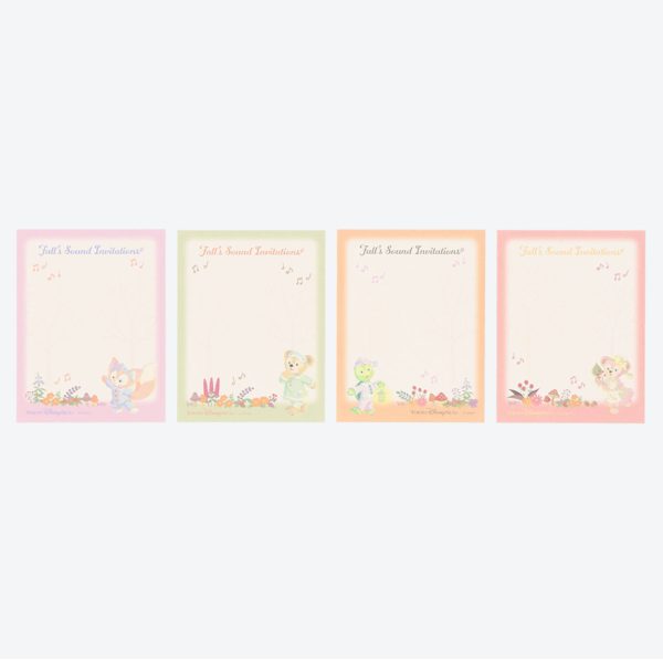 TDR - Duffy & Friends  Fall s Sound Invitation  Collection x Memo Set (Release Date: Aug 28, 2024) Cheap