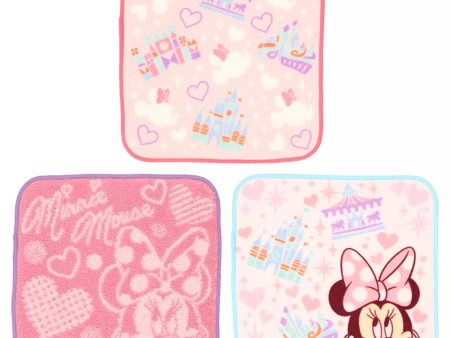 TDR - Minnie Mouse 3 Designs All Over Printed Mini Towels Set (Release Date: July 18, 2024) For Discount