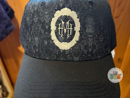 DLR WDW - Haunted Mansion - Wallpaper Black Baseball Cap Discount