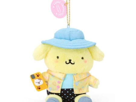 Japan Sanrio - Pompompurin Plush Keychain (Fantasy Trip) on Sale