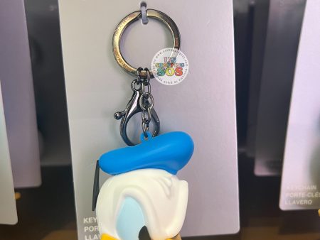 DLR WDW - Donald Duck 90th Anniversary - Angry Donald Face Icon Keychain Fashion