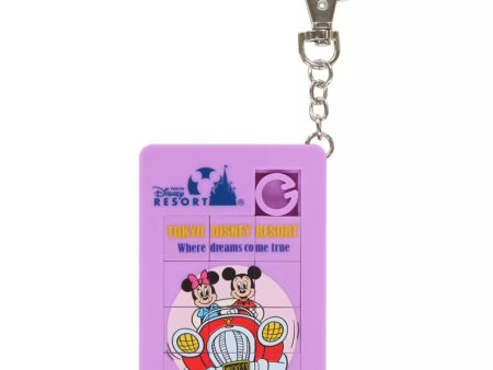 TDR - Tokyo Disney Resort Where dreams come true Mickey & Minnie Mouse Slide Puzzle Games Keychain (Relase Date: July 18, 2024) For Sale