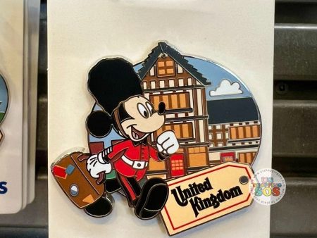 WDW - Mickey Travels Around the World - United Kingdom Pin on Sale