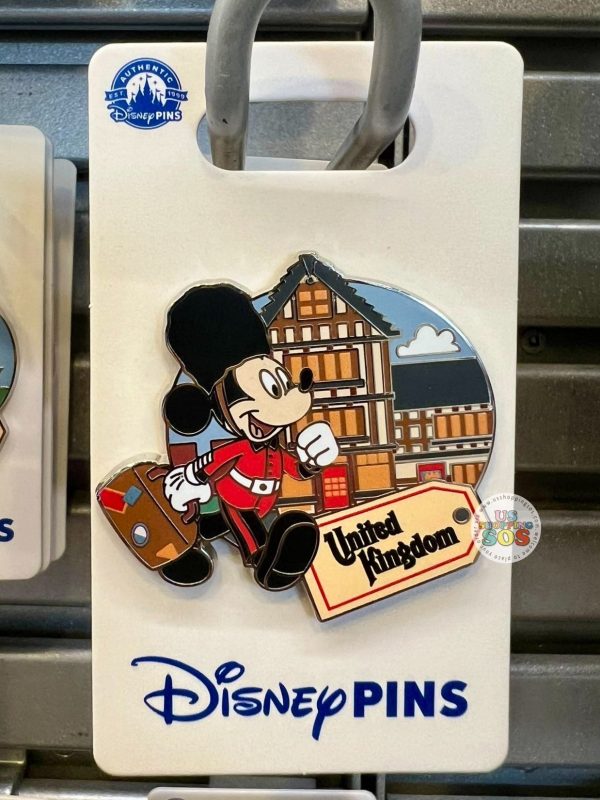 WDW - Mickey Travels Around the World - United Kingdom Pin on Sale