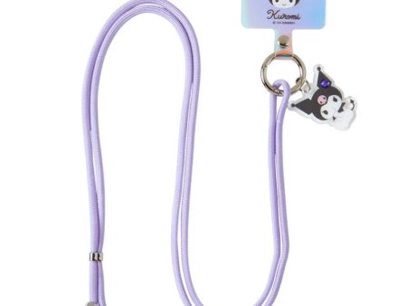 Japan Sanrio - Kuromi Phone & Shoulder Strap Hot on Sale