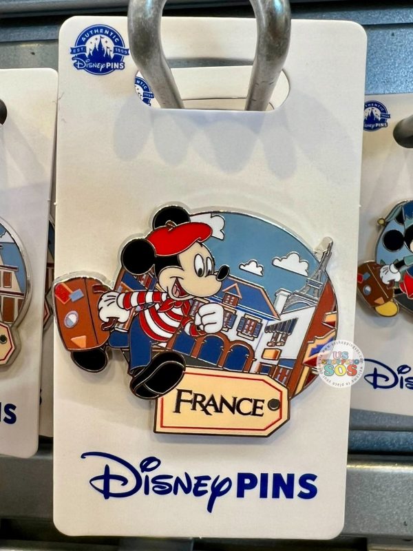 WDW - Mickey Travels Around the World - France Pin Fashion