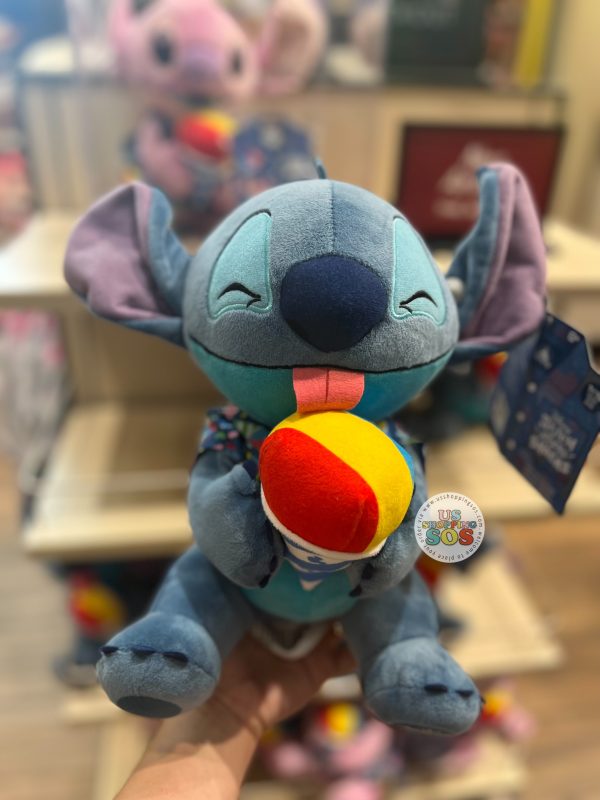 DLR WDW - Stitch Attacks Snacks Limited Released Plush Toy - 7 12 Shaved Ice 🍧 Online now