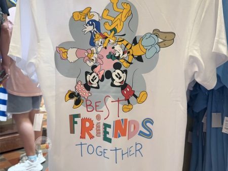 HKDL - Mickey Mouse and Friends ‘Best Friends Together’ Shirt with Pocket for Adults Online now