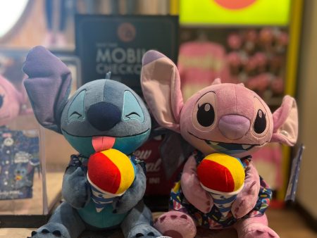 DLR WDW - Stitch Attacks Snacks Limited Released Plush Toy - 7 12 Shaved Ice 🍧 Online now